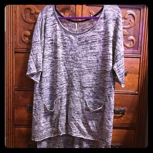 NWOT Free People Linen Tunic Sweater